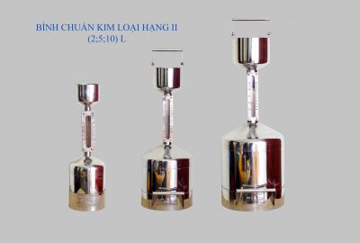 Bình chuẩn kim loại hạng 2 dung tích (2;5;10)L